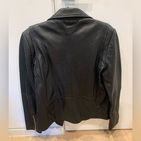 Large Reformation Veda Bad leather jacket - Picture 4 of 9